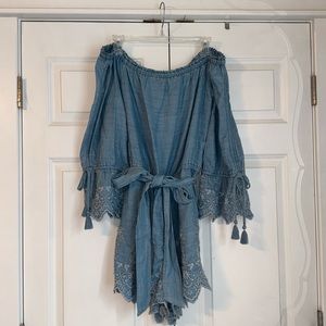 American Eagle Denim Romper WITH TAGS
